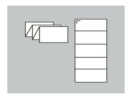 Máquina plegadora de papel de 4 hebillas