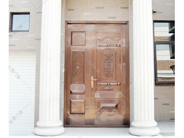 Puertas blindadas de cobre