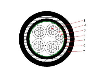 Cable N2XBY de 0.6/1 kV (CU/XLPE/STA/PVC)