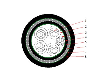 Cables N2XRY de 0.6/1 kV (CU/XLPE/SWA/PVC)