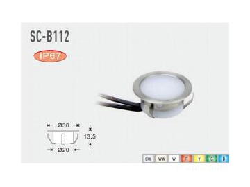 Luz LED empotrada para piso deck de exterior SC-B112