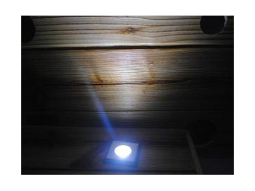 Luz LED empotrada cuadrada para pisos deck de exterior SC-F107