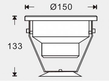 Foco LED sumergible SC-G102,Focos Sumergibles, Iluminación LED