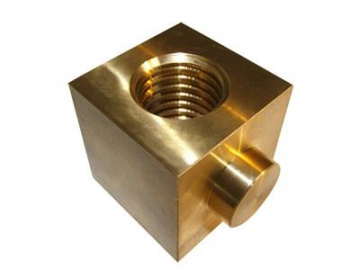 Cobre y bronce, servicio de mecanizado CNC de 5 ejes