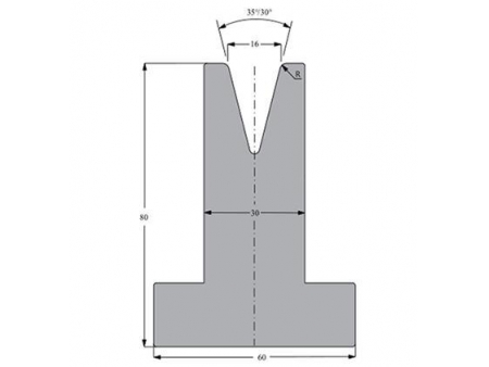 Matrices 35°, H=80mm