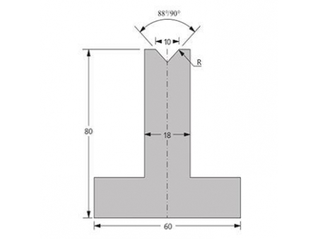 Matrices 88/90°, H=80mm