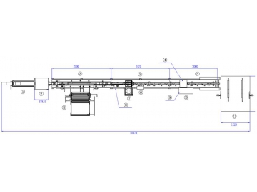 Línea de envasado individual de tubos LED