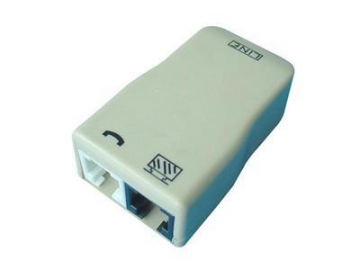 Filtro ADSL, 1 hembra RJ11 a 2 hembras RJ11