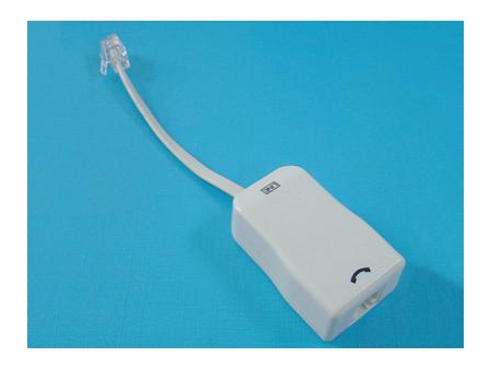 Filtro ADSL, 1 macho RJ11 a 1 hembra RJ11