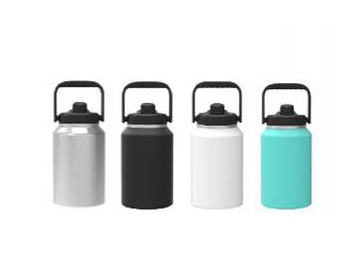 Growler Grande Portátil de Acero Inoxidable, en Colores Variados