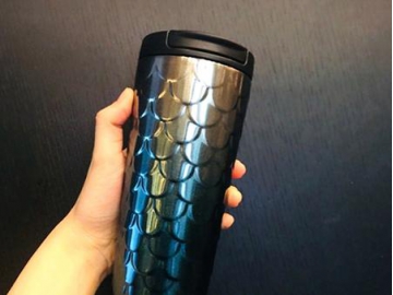 Vaso Térmico de Acero Inoxidable, con Motivos Marinos
