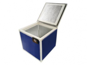 Caja con aislamiento por vacío, contenedor isotérmico combinado
