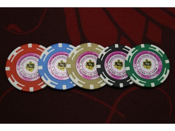 Fichas y token de póker de arcilla
