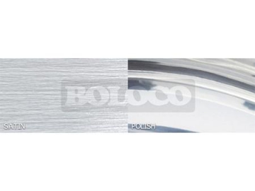 Fregadero de 1 cubeta de acero inoxidable con acabado satinado BL-900