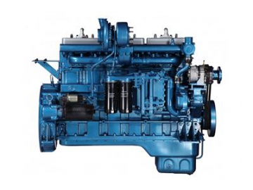 Motor diesel de 6 cilindros 227KW SYG128TAD23