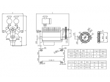 Motor diesel de doce cilindros 680KW