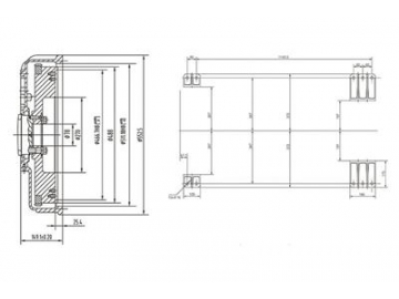 Motor diesel marino 220HP-449HP serie G