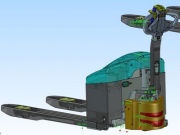 Transpaleta eléctrica 1.3-1.5t