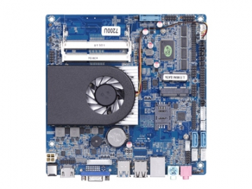 Placa madre Mini-ITX QM9600/QM9700, Procesadores Intel Gen 6ta/7ma Core-i/ Celeron, Potencia DC