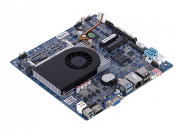 Placa madre Mini-ITX QM9400/QM9500, Procesadores Intel 4ta/5ta Gen Haswell/Broadwell, Potencia DC