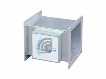 Regulador de caudal de aire constante serie QD-DFL, regulador rectangular de caudal constante