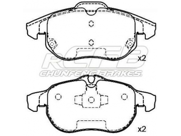 Pastillas de Freno para Vehículos de Pasajeros Opel