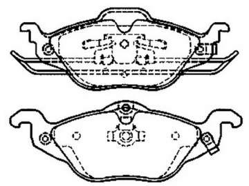 Pastillas de Freno para Vehículos de Pasajeros Opel