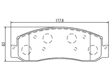 Pastillas de Freno para Vehículos Comerciales Ford