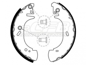 Zapatas de Freno para Vehículos Opel