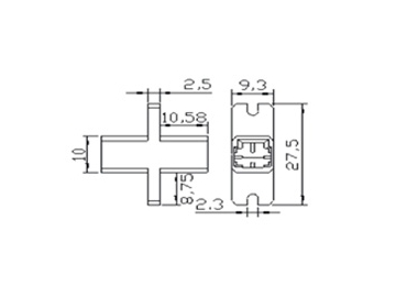 Adaptador de Fibra Óptica MTRJ