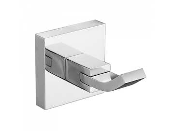 Percha para baño simple de acero inoxidable cromado  SW-RH001