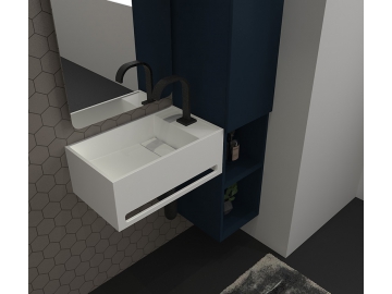 Lavabo suspendido PS-9001 (de piedra artificial)