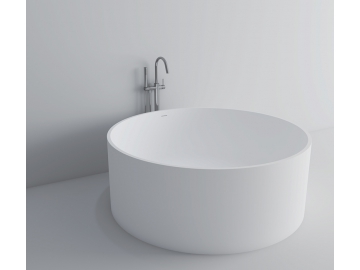 Bañera PS-8818 (bañera redonda de piedra artificial)