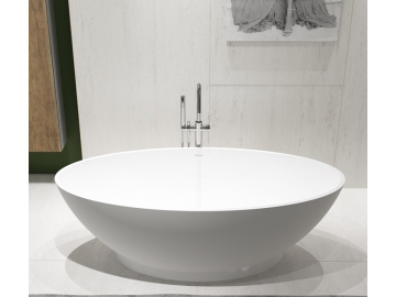 Bañera PS-8809 (superficie sólida de piedra artificial- bañera freestanding)