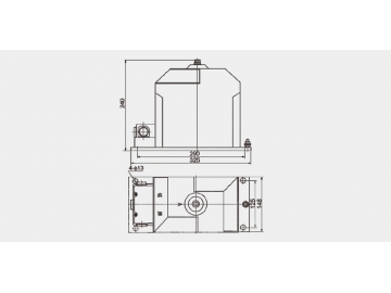 Transformador de media tensión para exteriores, JDZX10-10