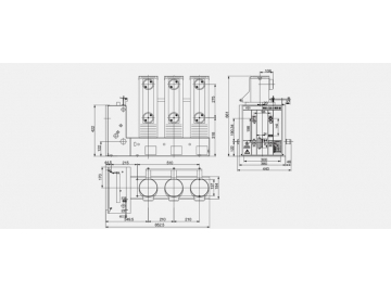 Disyuntor de vacío para interiores 12/24kV, ZN63A(VS1)-12C