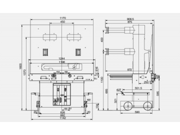 Disyuntor de vacío para interiores 40.5kV, ZN85