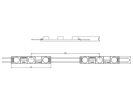 Módulo LED, cajas de luz MRX269E (3.6W)