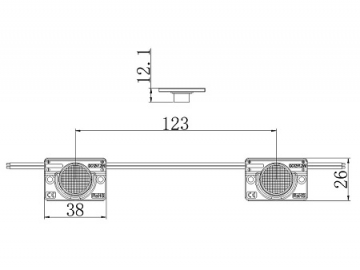 Módulo LED, cajas de luz MJX266E (1.2W)