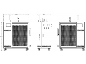 Generador de vapor de calentamiento por inducción