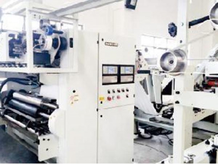 Máquina para fabricar bolsas de papel con manija enrollada automática, tipo rollo continuo,  SBH330B/450B-HD