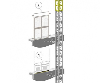 Ascensor para construcción