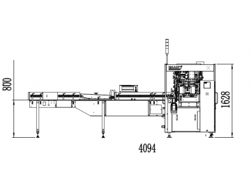 Empaquetadora de Papel Tisú (Empaques Individuales), TP-T400