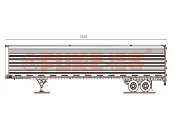 Semirremolque furgón, FK35-1306G