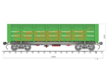 Vagón furgón, Vagón abierto, Vagón tipo caja, FK7-70T