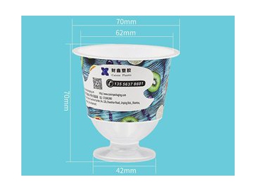 Vaso/copa de plástico IML de 120ml, CX041B