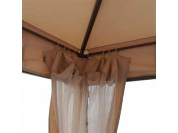 Gazebo/Cenador de techo suave (doble capa) 10' x 10'