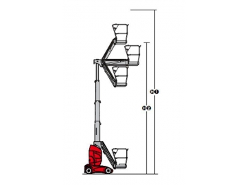 Plataforma de mástil vertical, Serie IMP-J