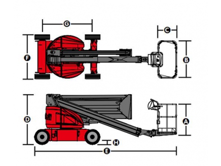 Plataforma articulada autopropulsada, HZ120/HZ140/HZ140J