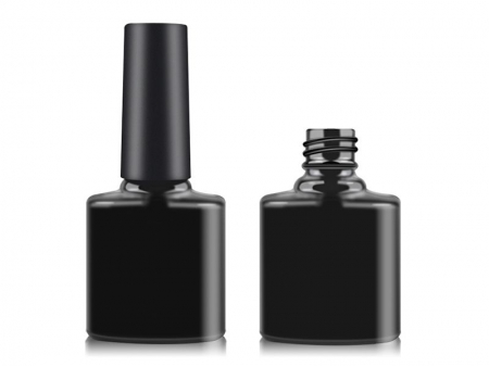 Frasco de Vidrio Negro, para Esmalte de Uñas SP-702